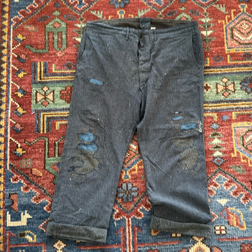 Men's Distressed Trousers RRL